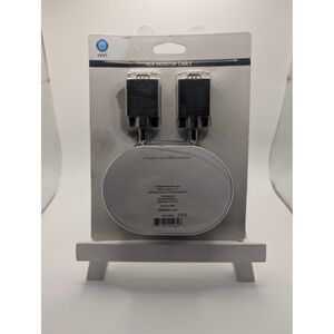 ONN VGA Monitor Cable Unisex 6ft Black ONA17HO011 1080p Video Cord PC Laptop TV